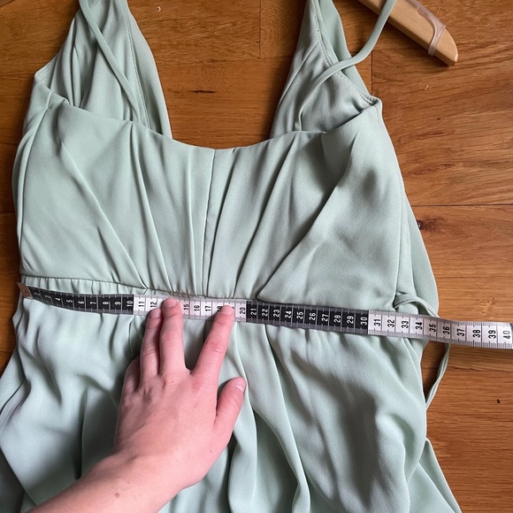 David’s Bridal Meadow Georgette Wrap Dress - Picture 6 of 8